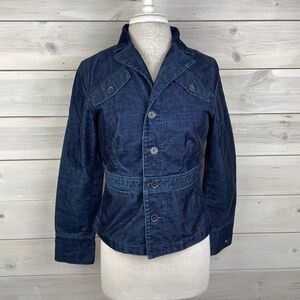 Vintage Tommy Hilfiger Blue Corduroy Jacket